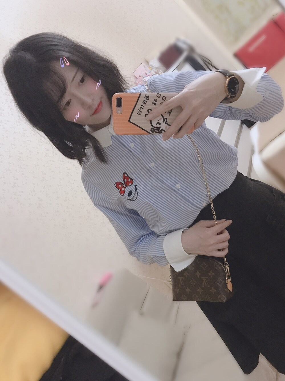 Katie（ケイティ）の「CAFE CHIC ハイウエストスカート