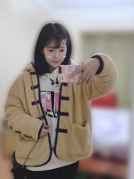 日本に HUG HUG ジャケット CHINA BOA KOALA - ジャンパー/ブルゾン ...