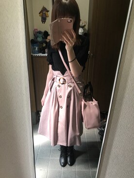 Web限定価格 5分袖コードレースプルオーバーを使った人気ファッションコーディネート Wear