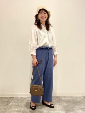「2021春新作」｜coen はるかさん（レディース・165cm）の春コーディネート