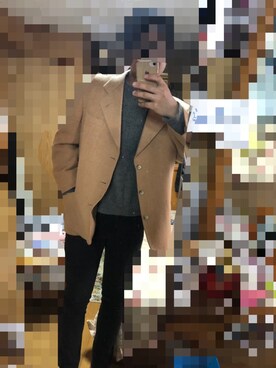 「HusHusH（ハッシュアッシュ）のアイテム」を使った、Massyさん（メンズ・172cm）の秋コーディネート