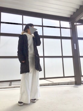 「MERCURYDUO（マーキュリーデュオ）のアイテム（ハンチング/ベレー帽）」を使った、pootaatooさん（レディース・154cm）の春コーディネート