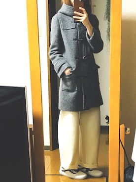 「MK MICHEL KLEIN（エムケーミッシェルクラン）のアイテム（ジャケット/アウター）」を使った、miさん（レディース・168cm）の冬コーディネート