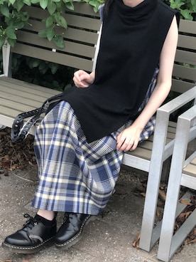 「Y's（ワイズ）のアイテム（ワンピース/ドレス）」を使った、Kotaroさん（メンズ・160cm）の秋コーディネート