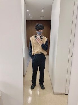 「ラブアンドピース2020」｜「アイテム（チノパンツ）」を使った、たけ　[相互フォロー]さん（メンズ・170cm）の秋コーディネート