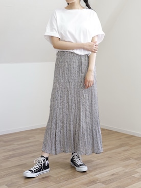 「UNFIELD（アンフィールド）のアイテム」を使った、UNFIELDさん（レディース・168cm）の夏コーディネート