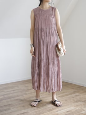 「UNFIELD（アンフィールド）のアイテム」を使った、UNFIELDさん（レディース・160cm）の夏コーディネート