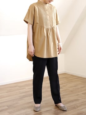 「UNFIELD（アンフィールド）のアイテム」を使った、UNFIELDさん（レディース・160cm）の夏コーディネート