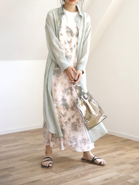 「UNFIELD（アンフィールド）のアイテム」を使った、UNFIELDさん（レディース・160cm）の夏コーディネート