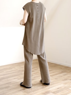 「UNFIELD（アンフィールド）のアイテム」を使った、UNFIELDさん（レディース・160cm）の夏コーディネート