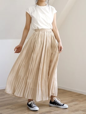 「UNFIELD（アンフィールド）のアイテム」を使った、UNFIELDさん（レディース・160cm）の夏コーディネート