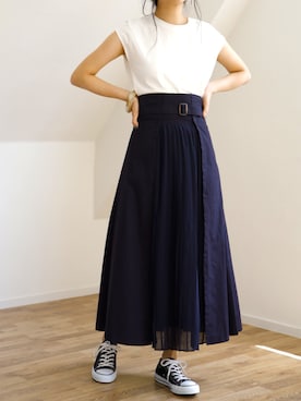 UNFIELDさん（レディース・160cm）の夏コーディネート