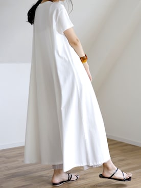 「UNFIELD（アンフィールド）のアイテム」を使った、UNFIELDさん（レディース・160cm）の夏コーディネート