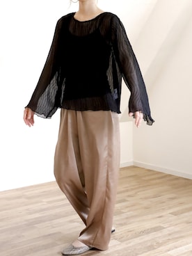 「UNFIELD（アンフィールド）のアイテム」を使った、UNFIELDさん（レディース・160cm）の夏コーディネート