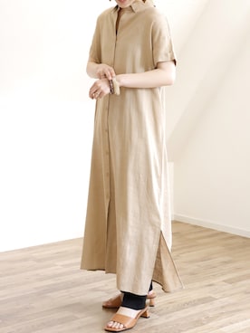 「UNFIELD（アンフィールド）のアイテム」を使った、UNFIELDさん（レディース・160cm）の夏コーディネート