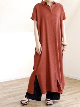 「UNFIELD（アンフィールド）のアイテム」を使った、UNFIELDさん（レディース・160cm）の夏コーディネート