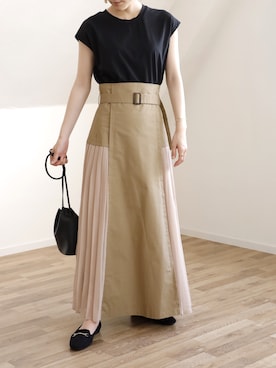 「UNFIELD（アンフィールド）のアイテム」を使った、UNFIELDさん（レディース・160cm）の夏コーディネート