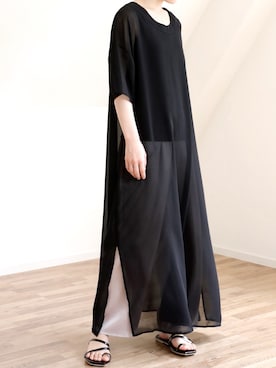 「UNFIELD（アンフィールド）のアイテム」を使った、UNFIELDさん（レディース・160cm）の夏コーディネート