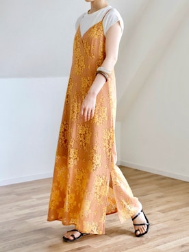 「UNFIELD（アンフィールド）のアイテム」を使った、UNFIELDさん（レディース・160cm）の夏コーディネート