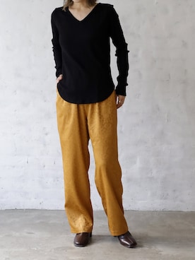 「UNFIELD（アンフィールド）のアイテム」を使った、UNFIELDさん（レディース・160cm）の秋コーディネート