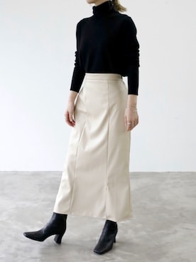 「UNFIELD（アンフィールド）のアイテム」を使った、UNFIELDさん（レディース・160cm）の秋コーディネート