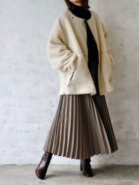 「UNFIELD（アンフィールド）のアイテム」を使った、UNFIELDさん（レディース・156cm）の秋コーディネート