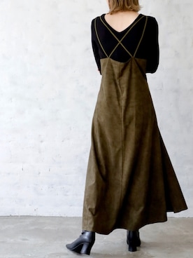 「UNFIELD（アンフィールド）のアイテム」を使った、UNFIELDさん（レディース・156cm）の秋コーディネート