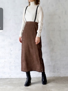 「UNFIELD（アンフィールド）のアイテム」を使った、UNFIELDさん（レディース・156cm）の秋コーディネート