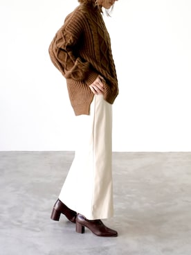 「UNFIELD（アンフィールド）のアイテム」を使った、UNFIELDさん（レディース・156cm）の秋コーディネート