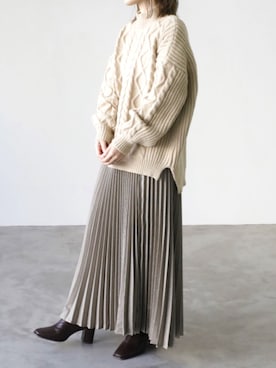 「UNFIELD（アンフィールド）のアイテム」を使った、UNFIELDさん（レディース・156cm）の秋コーディネート