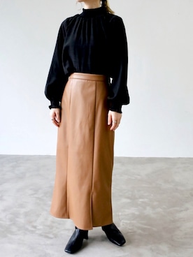 「UNFIELD（アンフィールド）のアイテム」を使った、UNFIELDさん（レディース・156cm）の秋コーディネート