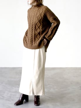 「UNFIELD（アンフィールド）のアイテム」を使った、UNFIELDさん（レディース・156cm）の秋コーディネート