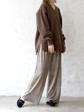 「UNFIELD（アンフィールド）のアイテム」を使った、UNFIELDさん（レディース・156cm）の冬コーディネート