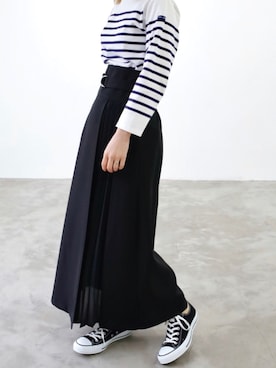 UNFIELDさん（レディース・156cm）の春コーディネート