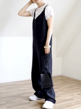 「UNFIELD（アンフィールド）のアイテム」を使った、UNFIELDさん（レディース・156cm）の春コーディネート