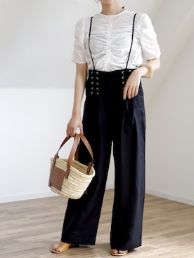 UNFIELDさん（レディース・156cm）の夏コーディネート