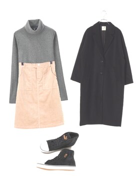 R♡さん（レディース・151cm）の冬コーディネート