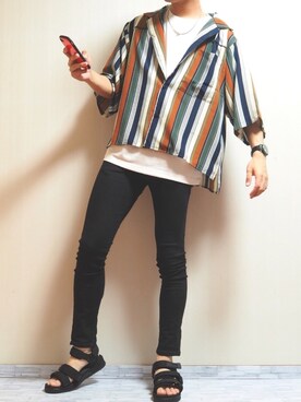 たくみさん（メンズ・180cm）の夏コーディネート