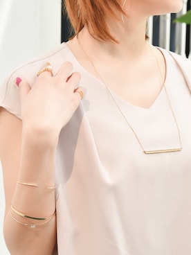 「Phoebe（フィービィー）のアイテム」を使った、JEWEL ADDICT STAFFさん（レディース・165cm）の夏コーディネート