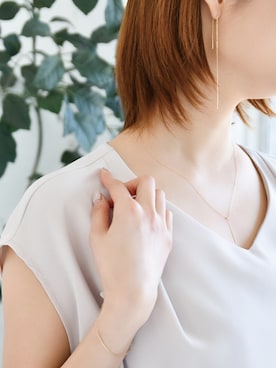 「きちんとスタイル」｜JEWEL ADDICT STAFFさん（レディース・165cm）の夏コーディネート