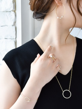 「Phoebe（フィービィー）のアイテム」を使った、JEWEL ADDICT STAFFさん（レディース・165cm）の夏コーディネート