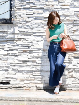 「Phoebe（フィービィー）のアイテム」を使った、JEWEL ADDICT STAFFさん（レディース・165cm）の夏コーディネート