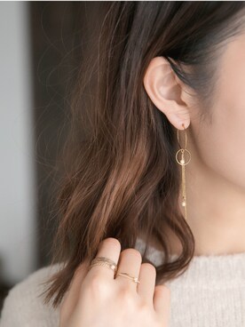 「Phoebe（フィービィー）のアイテム」を使った、JEWEL ADDICT STAFFさん（レディース・165cm）の冬コーディネート