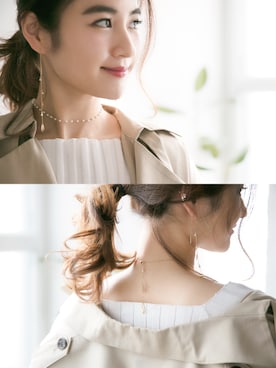 「Phoebe（フィービィー）のアイテム」を使った、JEWEL ADDICT STAFFさん（レディース・165cm）の冬コーディネート