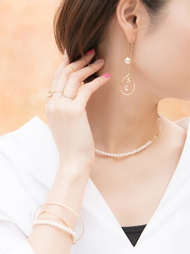 「ブレスレット」｜JEWEL ADDICT STAFFさん（レディース・165cm）の春コーディネート