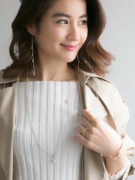 「Phoebe（フィービィー）のアイテム」を使った、JEWEL ADDICT STAFFさん（レディース・165cm）の春コーディネート