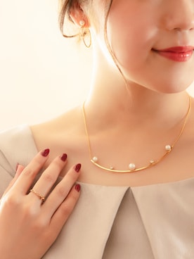 「Phoebe（フィービィー）のアイテム」を使った、JEWEL ADDICT STAFFさん（レディース・165cm）の春コーディネート