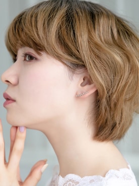 「スター」｜「アイテム（アクセサリー）」を使った、JEWEL ADDICT STAFFさん（レディース・165cm）の夏コーディネート