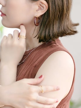 「ノースリーブニット」｜JEWEL ADDICT STAFFさん（レディース・165cm）の夏コーディネート