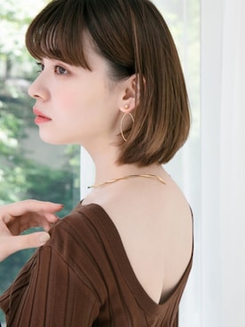 「アイテム（チョーカー）」を使った、JEWEL ADDICT STAFFさん（レディース・165cm）の夏コーディネート